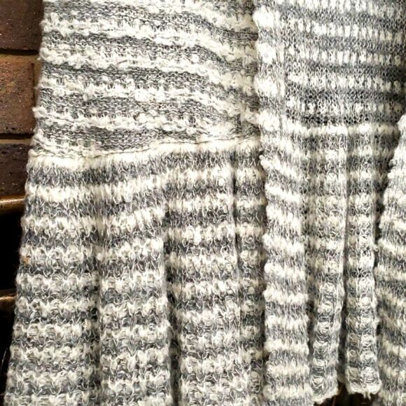 FREE PEOPLE Alpaca Duster Cardigan Grey Combination NWOT - Picture 8 of 13